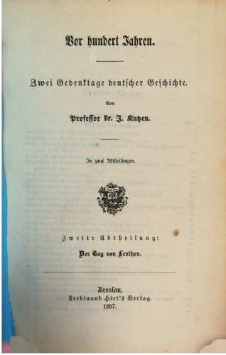 Der Tag von Leuthen