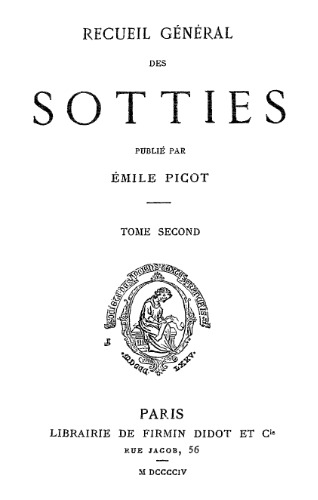 Recueil général des sotties 2