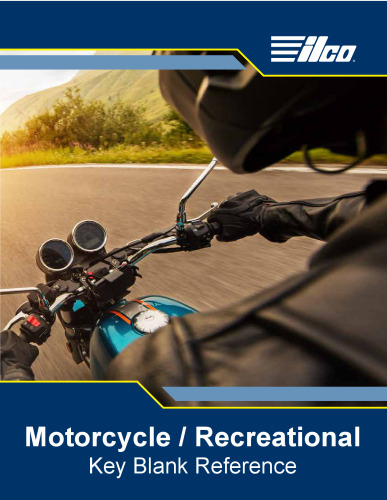 Ilco 2022 Motorcycle/Recreational Key Blank Reference