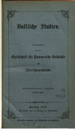Baltische Studien