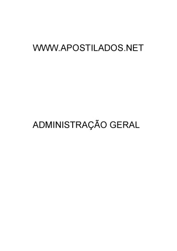 Administracao Geral
