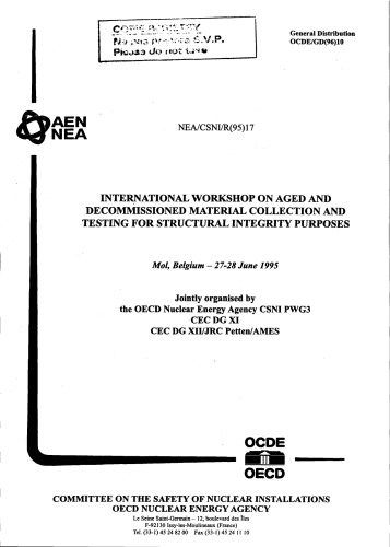 Aged, Decommissioned Mtl Collection and Testing (csni-r1995-17)
