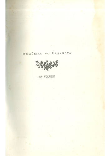 Memórias de Casanova