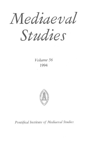 Mediaeval Studies