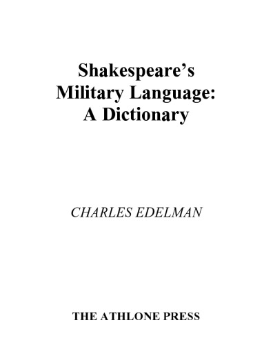Shakespeare's Military Language