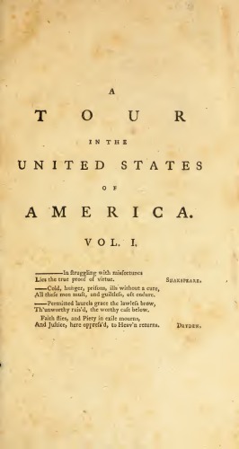 A Tour in the United States of America