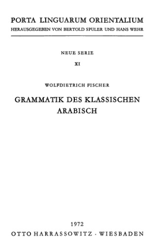 Grammatik des klassischen Arabisch