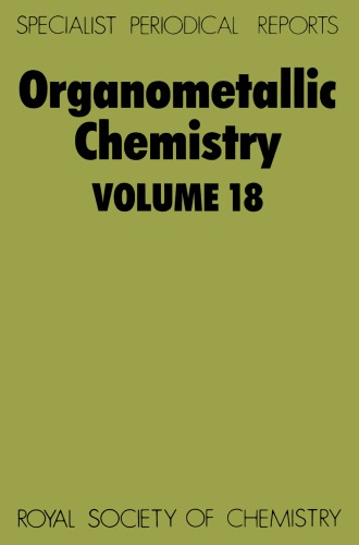 Organometallic Chem [Splst Period'l Rpt Vol 18]