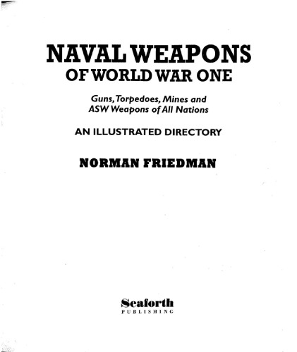 Naval Weapons of World War One