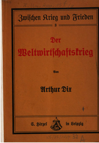 Der Weltwirtschaftskrieg