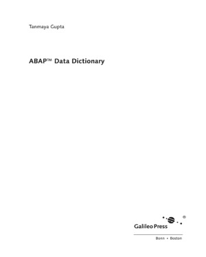ABAP Data Dictionary