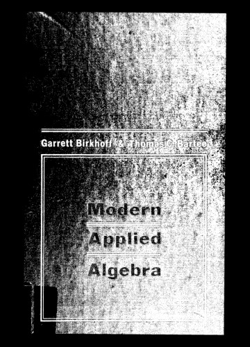 Modern Applied Algebra 7987654321