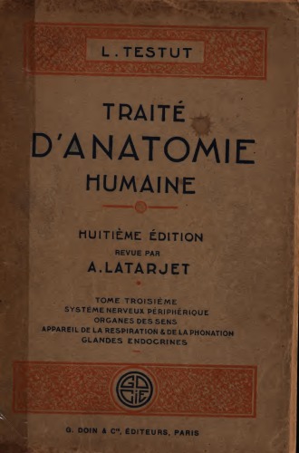 Traite d'anatomie humaine