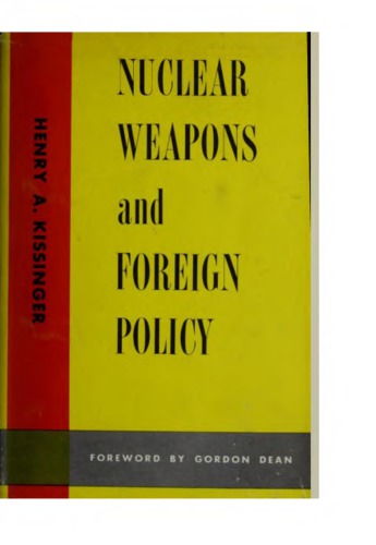 Nuclear weapons and foreign policy