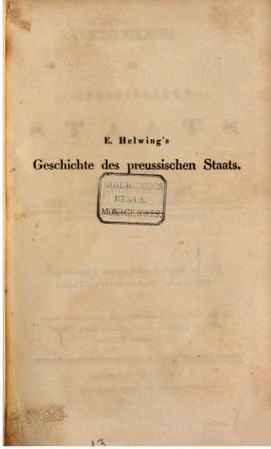 Geschichte des preußischen Staats