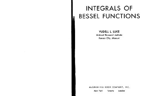 Integrals of Bessel functions