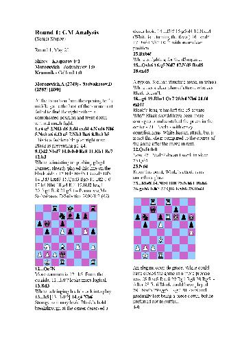 2001 Astana Tournament Book