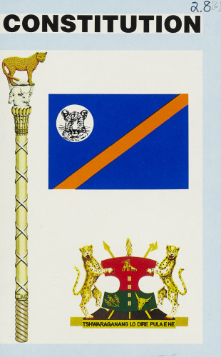 Republic of Bophuthatswana Constitution