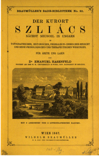 Der Kurort Szliács nächst Neusohl in Ungarn