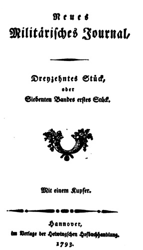 Neues Militärisches Journal
