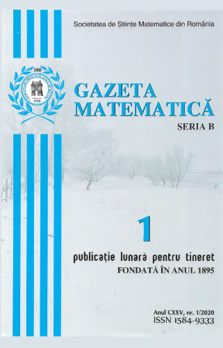 Gazeta Matematica B Gazeta Matematica B