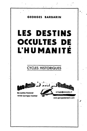 Les destins occultes de l'humanité