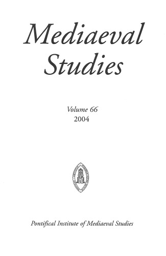 Mediaeval Studies