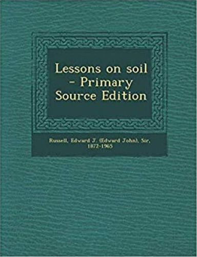Lessons on Soil