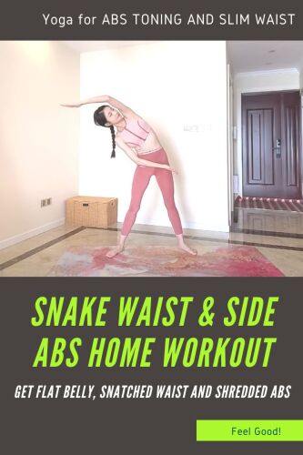 3 Mins Yoga inspired Abs Workout at home (No Equipment Needed)