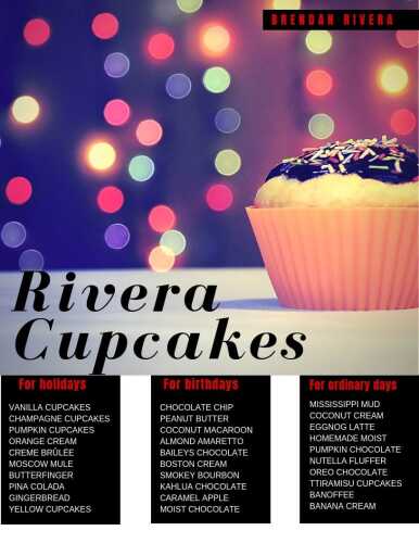 Rivera Cupcakes: for Holidays, Birthdays , Every days