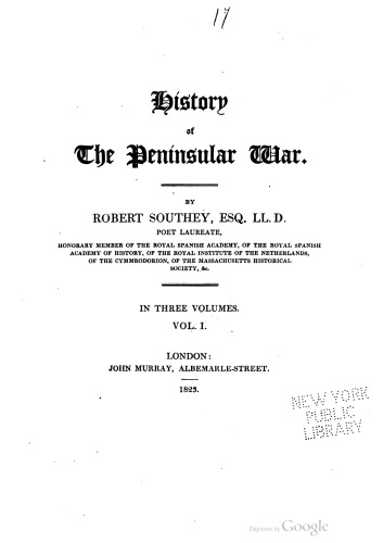 History of the Peninsular War