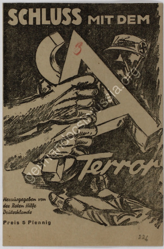 Schluss mit dem SA Terror