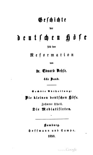 Die kleinen deutschen Höfe