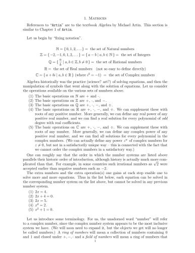 Math 631/632: Modern Algebra [Lecture notes]