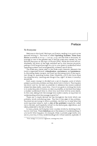 Operating Systems - Three Easy Pieces