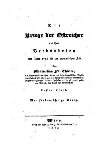 Der Siebenjährige Krieg
