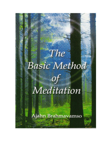The Basic Method of Meditation