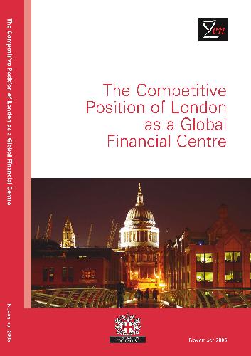 The Competitive Position of London as a Global Financial Centre