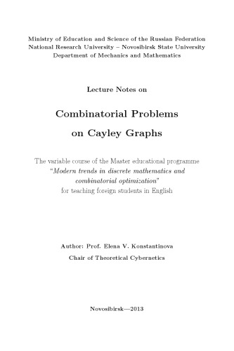 Combinatorial problems on Cayley graphs