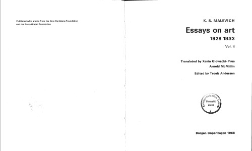 Essays on Art, vol. ii