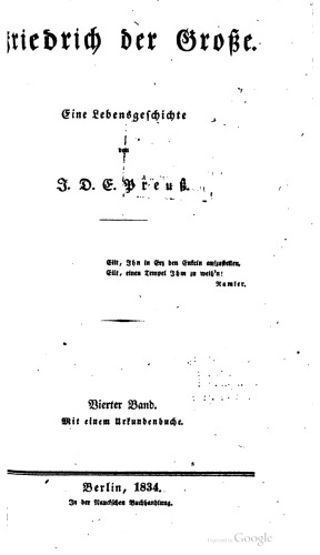 Friedrich der Große. Eine Lebensgeschichte