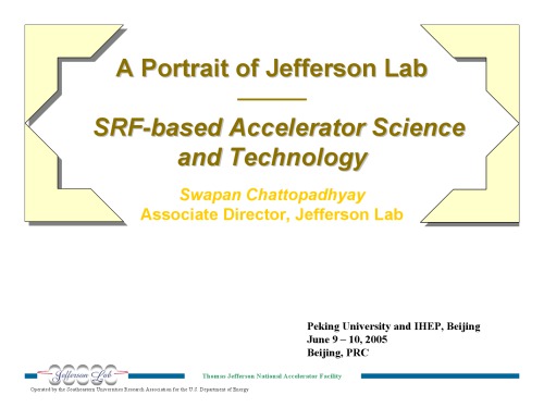 SRF-Based Accelerator Science and Technology at Jefferson Lab