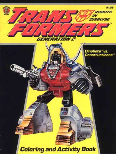 Dinobots vs. Constructicons - Coloring and Activity Book