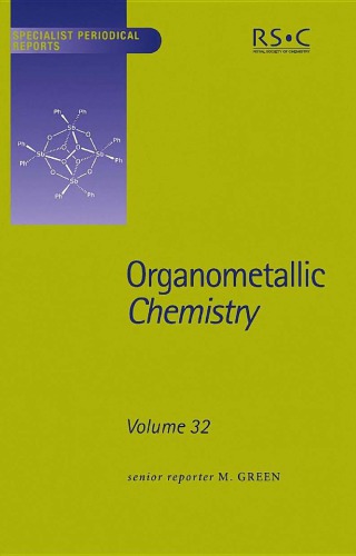 Organometallic Chem [Splst Period'l Rpt Vol 32]