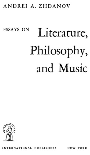 Essays on Literature, Philosophy, and Music