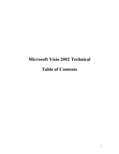 Microsoft Visio 2002 Technical Norasyikin Mahmud