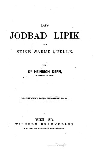 Das Jodbad Lipik und seine warme Quelle
