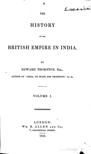 The history of the British Empire in India