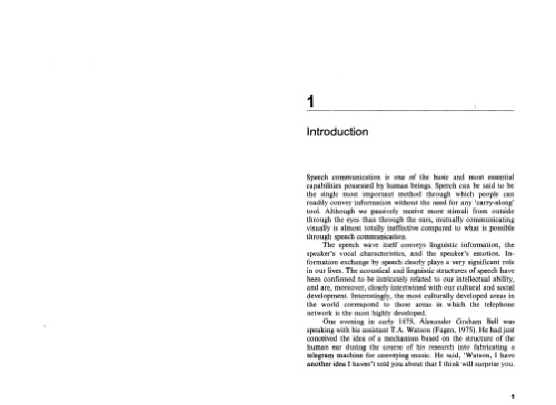Digital Speech Processing, Synthesis, and Recognition