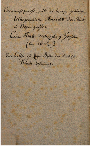 Geschichte der Kreis-Stadt Calau im Markgraftume Niederlausitz